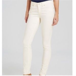 Eileen Fisher Organic Cotton Pants Crop Ivory